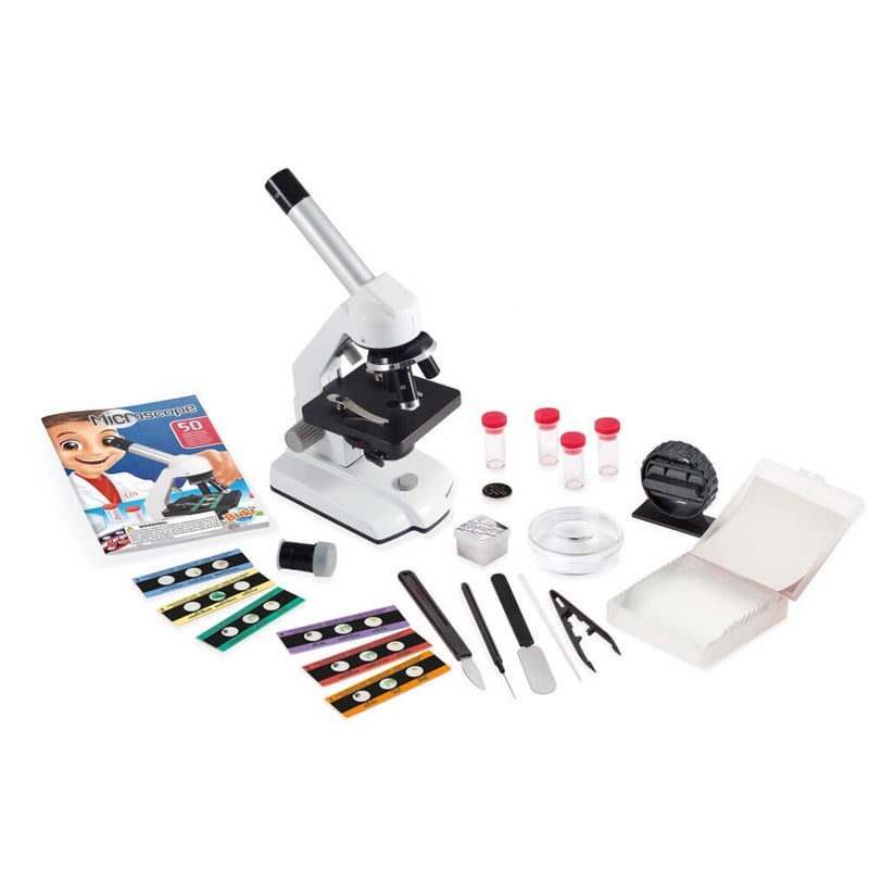 Buki Microscope with 50 Experiments Science Kit - Image 1